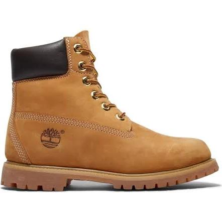 Timberland Premium 6 Inch Boots in Wheat nubuck-Brown