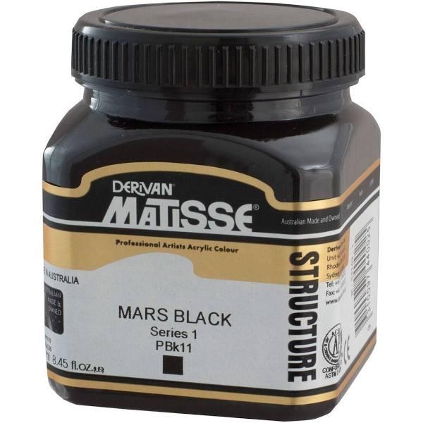 Matisse Structure Acrylic 250ml S1 - Mars Black