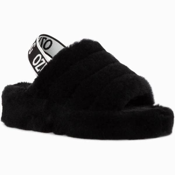 UGG Brooklyn Fluff Slide Black / EU41 / AU11L / 264mm