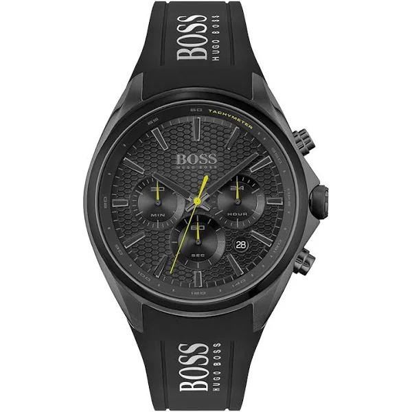 Hugo Boss Black Silicone Men's Chronograph Watch - 1513859