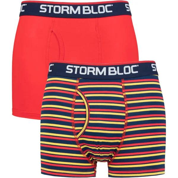 Storm Bloc 2pk Bamboo Blend Fitted Trunks - Men's