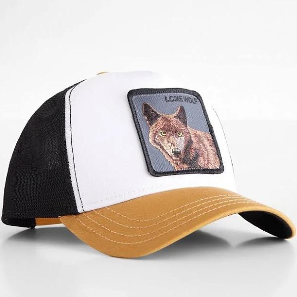 Goorin Bros. - White Trucker Cap - Premium Wolf Snow Trucker @ Hatstore