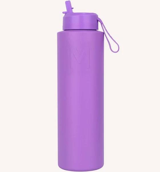 MontiiCo | Sipper Drink Bottle 1.5L - Dusk Purple | Insulated Drink Bottle | Stainless Steel | Extra Large Jumbo Straw Drink Bottle