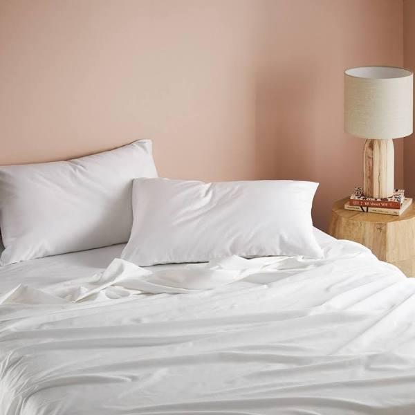 Worlds Softest Cotton White Sheet Separates - Queen Extra Depth