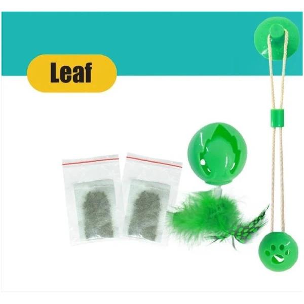 M-Pets Tampo Cat Toy Leaf With Treat Dispenser