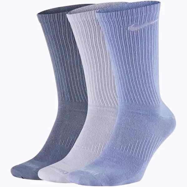 Nike Everyday Plus Lightweight Crew Socks 3 Pack Purple L