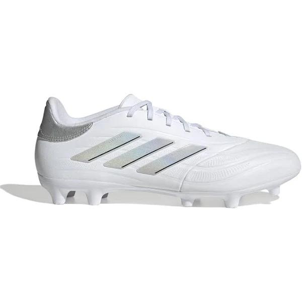 adidas-Copa Pure II League Firm Ground Boots-Unisex-Cloud White / Cloud White / Silver Metallic-M 13 / W 14