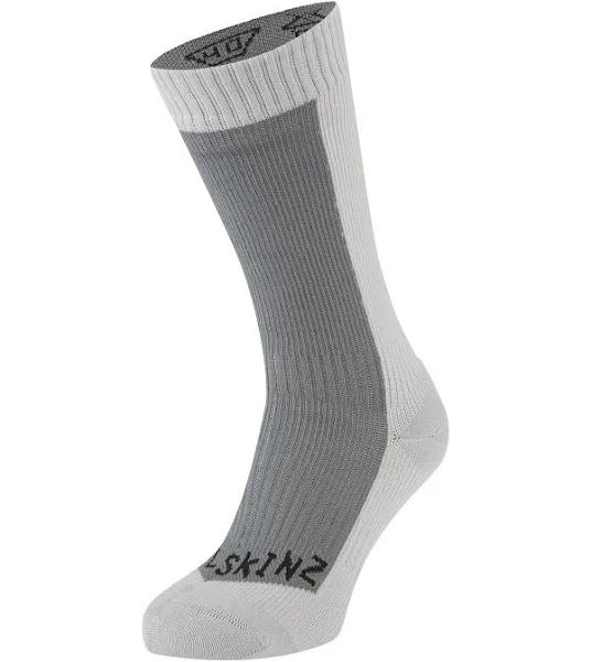 Sealskinz Waterproof Cold Weather Mid Length Sock (M / Grey)