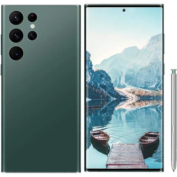 Cell Phones 16GB RAM, 1TB Storage, Dual Cameras, Face Recognition, and 4G/5G Connectivity Green