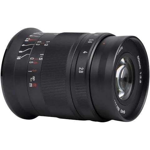 7artisans 60mm f/2.8 to f/16 II Lens For Canon (EF-M Mount)