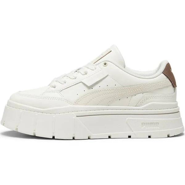 Mayze Stack Soft Women's Sneakers in Warm White/Alpine Snow, Size 8 by Puma