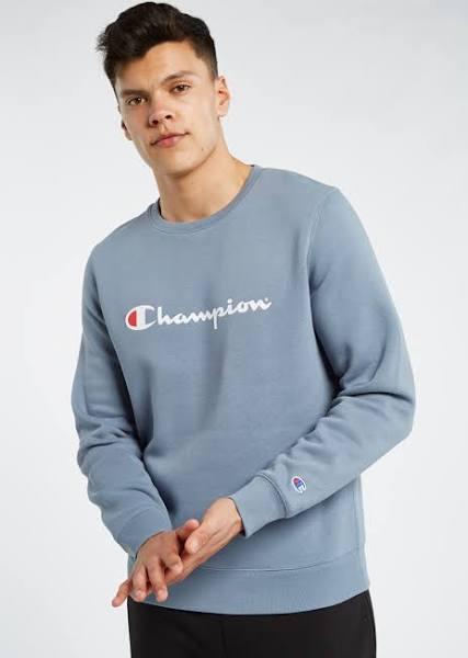 Champion Mens Script Crew AY77N FGB M