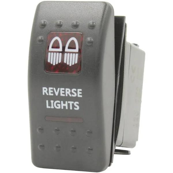 Reverse Lights Red Led 12-24V Rocker Switch