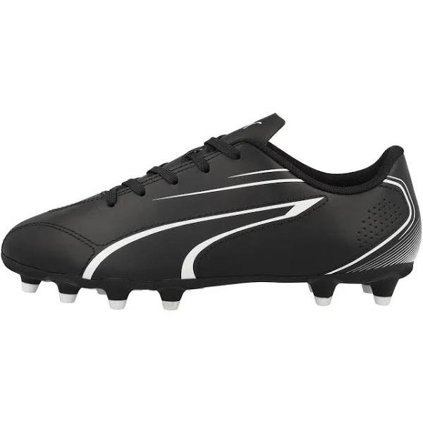 Puma Mens Vitoria FG/AG Football Boots Black/White 11 UK Mixed Mens Football Boots