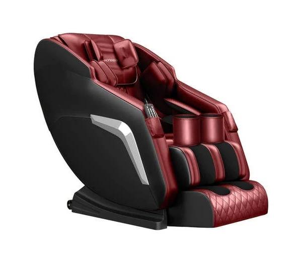 HOMASA Red Full Body Massage Chair Zero Gravity Recliner