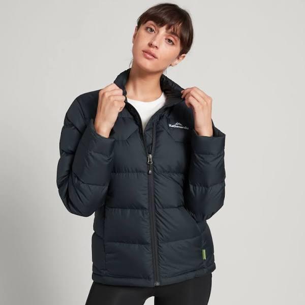 Kathmandu Epiq Womens Down Puffer 600 Fill Warm Outdoor Winter Jacket Women's Puffer Jacket - Black Size Medium - AfterPay & zipPay Available