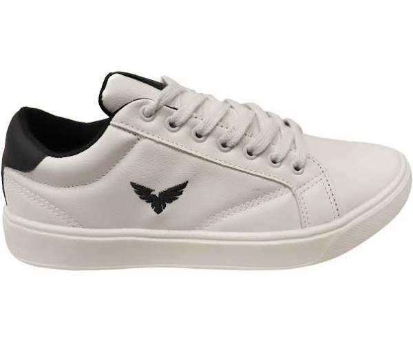 Eagle Fly Jackson Mens Comfortable Lace Up Casual Shoes Made in Brazil - White - 9 AUS or 43 EUR