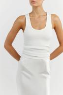 Charli Satin Maxi Skirt in White Size 10 by DISSH