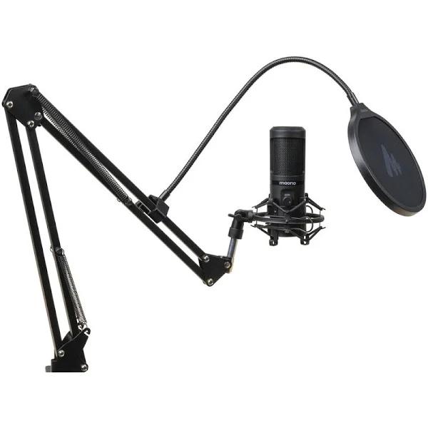 Maono Professional Podcast Microphone with Desk Mount Arm