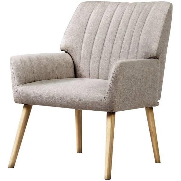 Armchair Lounge Chair Armchairs Accent Chairs Sofa Couch Fabric Beige