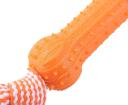 Paws & Claws 43cm Dental Tugger Dog/Pet Toy TPR Bone + Braided Rope Assorted