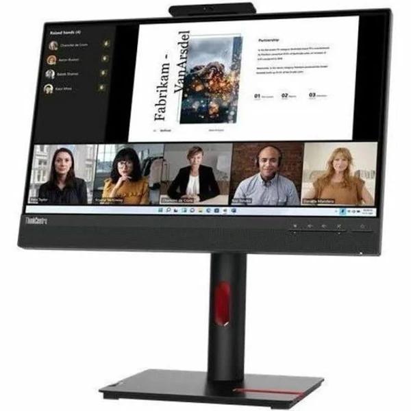 Lenovo ThinkCentre Tiny-in-One 22 Gen 5 21.5" Webcam Full HD Led Monitor - 16:9 - Black - 22" Class - In-plane Switching (IPS) Technology - WLED Backl