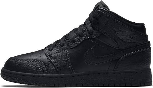 Air Jordan 1 Mid Triple Black (GS)