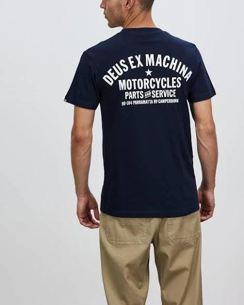 Deus EX Machina Camperdown Address Tee Core Navy