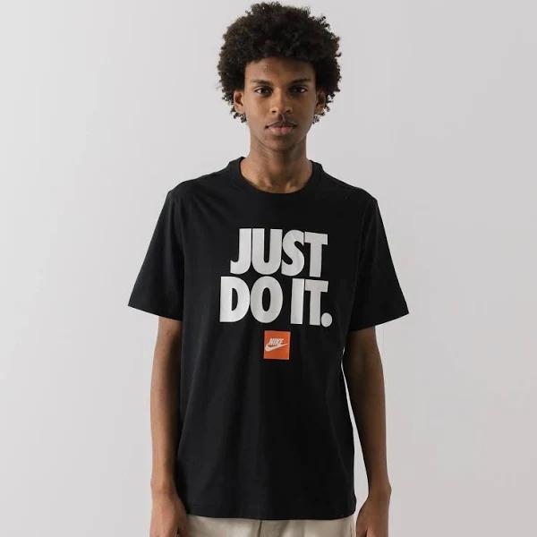 Nike Mens Sportswear Just Do It Tee Black S