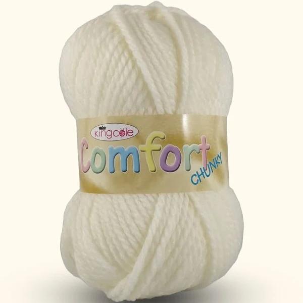 King Cole Comfort Chunky Knitting Yarn Cream (426)