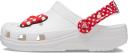 Crocs Toddler Disney Minnie Mouse Classic Clog; White / Red, C7