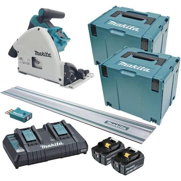 Makita 18Vx2 Brushless AWS 165mm Plunge Saw Kit DSP601PT2JU