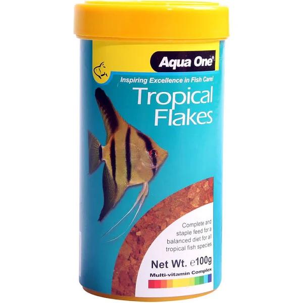 Aqua One Tropical Flake Food - 100g