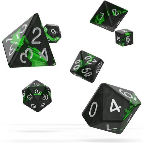 Oakie DOAKIE Dice RPG Set Enclave - Emerald (7)