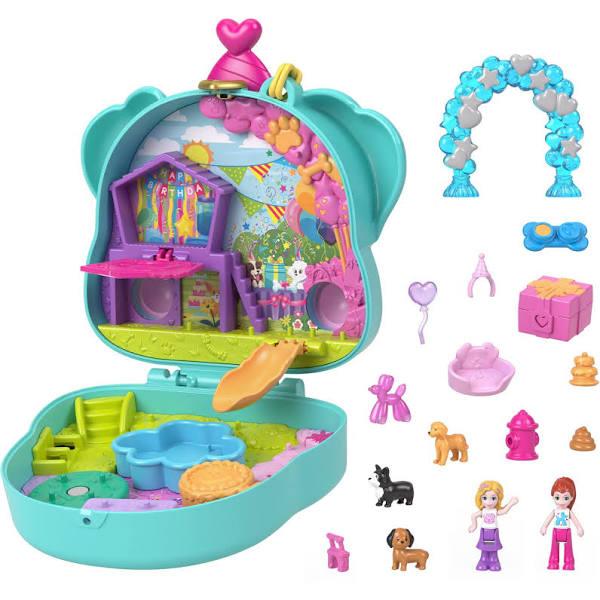 Polly Pocket Doggy Birthday Bash Compact