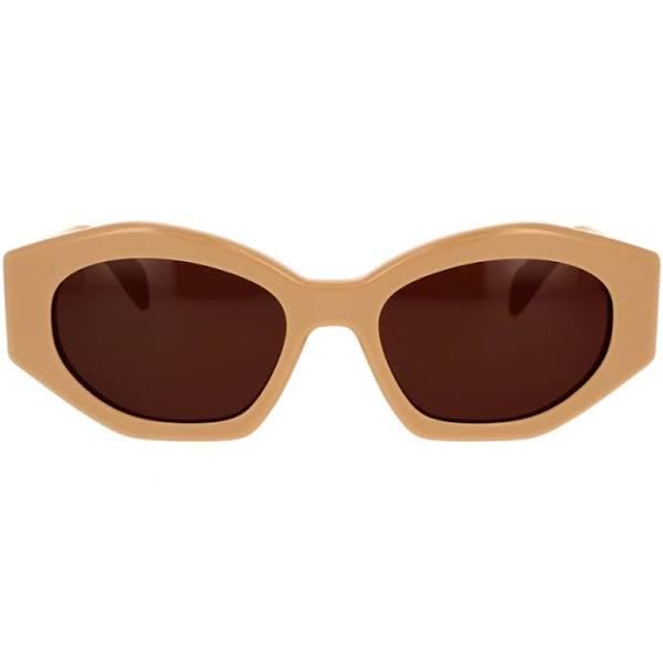 Celine CL40167I Gold - Unisex Luxury Sunglasses, Brown Lens