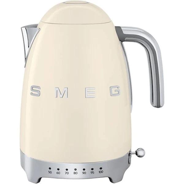 Smeg 50's Retro Style Variable Temperature Electric Kettle - Cream