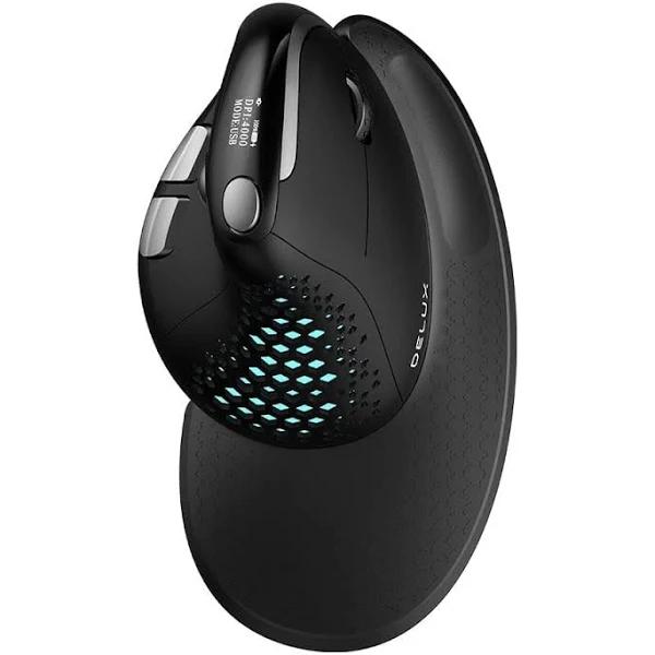 Goslash Ergonomic Vertical Mouse with OLED Screen & Rechargeable 1000mAh Battery