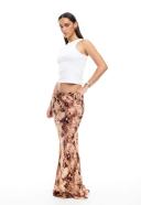 Lioness Hudson Maxi Skirt in Chocolate Floral, Size XXS