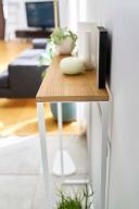 Yamazaki Home Narrow Entryway Console Table - Black