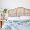 Kalani Rattan Bedhead King Size Natural