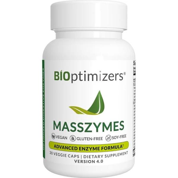 MassZymes 3.0 with AstraZyme - Digestive Enzyme Supplement For Better Absorption - Can Help Provide Relief from Bloating Constipation and Gas -