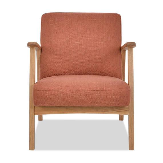 Den Fabric Armchair Indian Red by Freedom