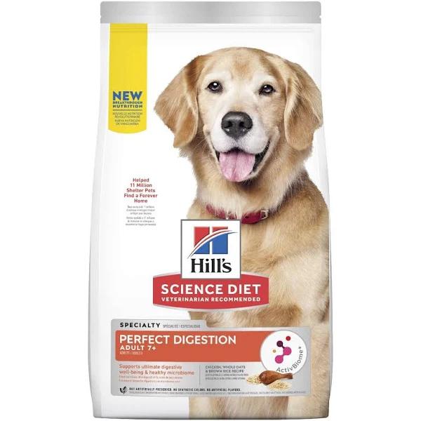 Hill's Science Diet Perfect Digestion Adult 7+ Dry Dog Food 5.44kg