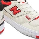 New Balance 550 Sea Salt True Red