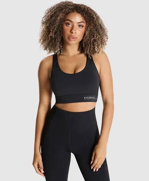 Rockwear Medium Impact Sports Bra Black 16