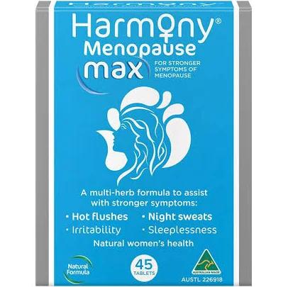 Harmony Menopause Max - 45 Tablets