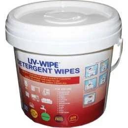 Liv-Wipe Detergent Wipes 225 Tub X18