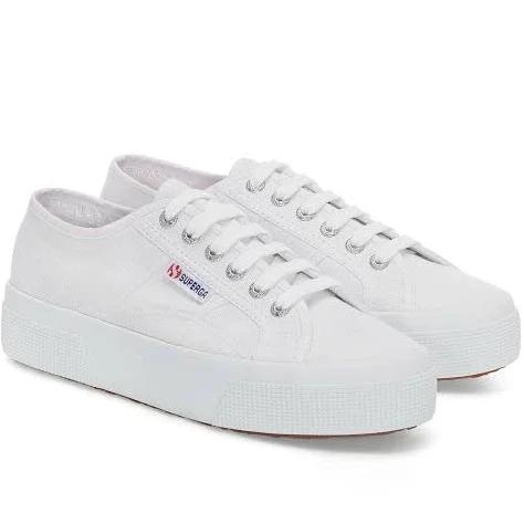 Womens Superga 2740 Platform White Trainers