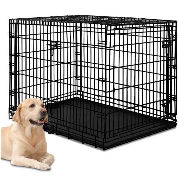 Beastie Dog Cage 24 Inch Large Pet Crate Kennel Cat Metal Playpen Foldable - AfterPay & zipPay Available